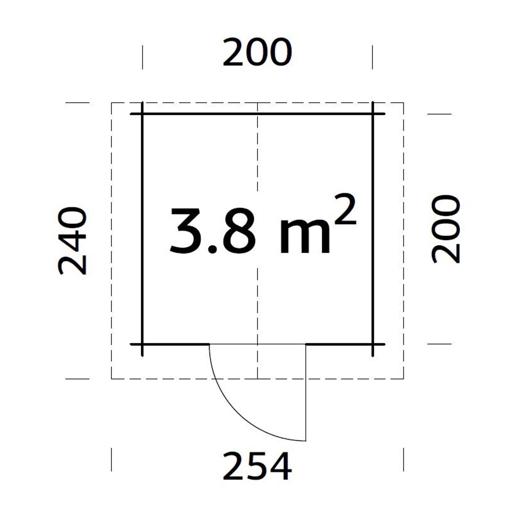 Stuga Palmako Vivian 4 m2
