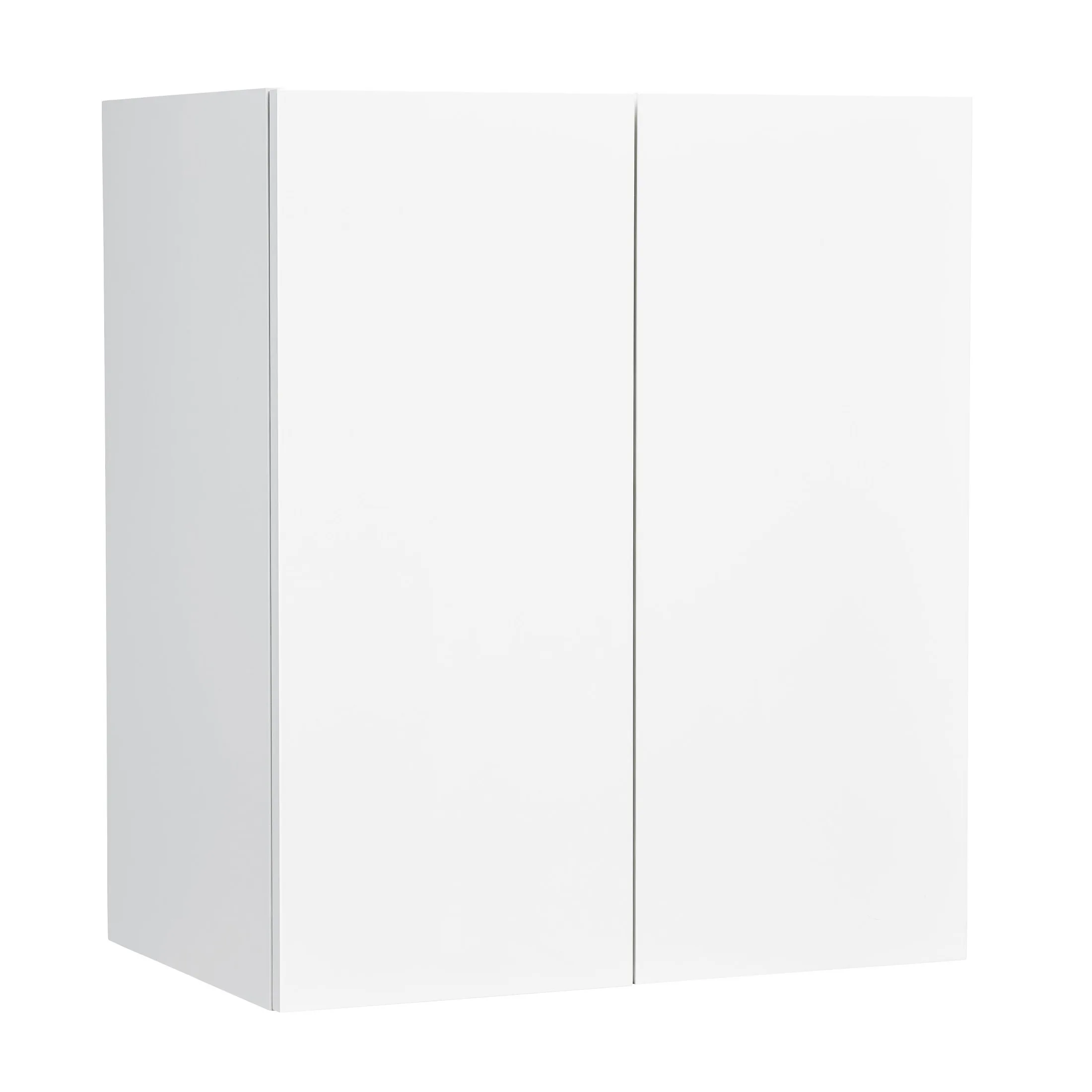 Al Isella Väggskåp 60X39 Vit Hb Högblank Vit, BxD: 600x390 mm, Dubbel Luckor