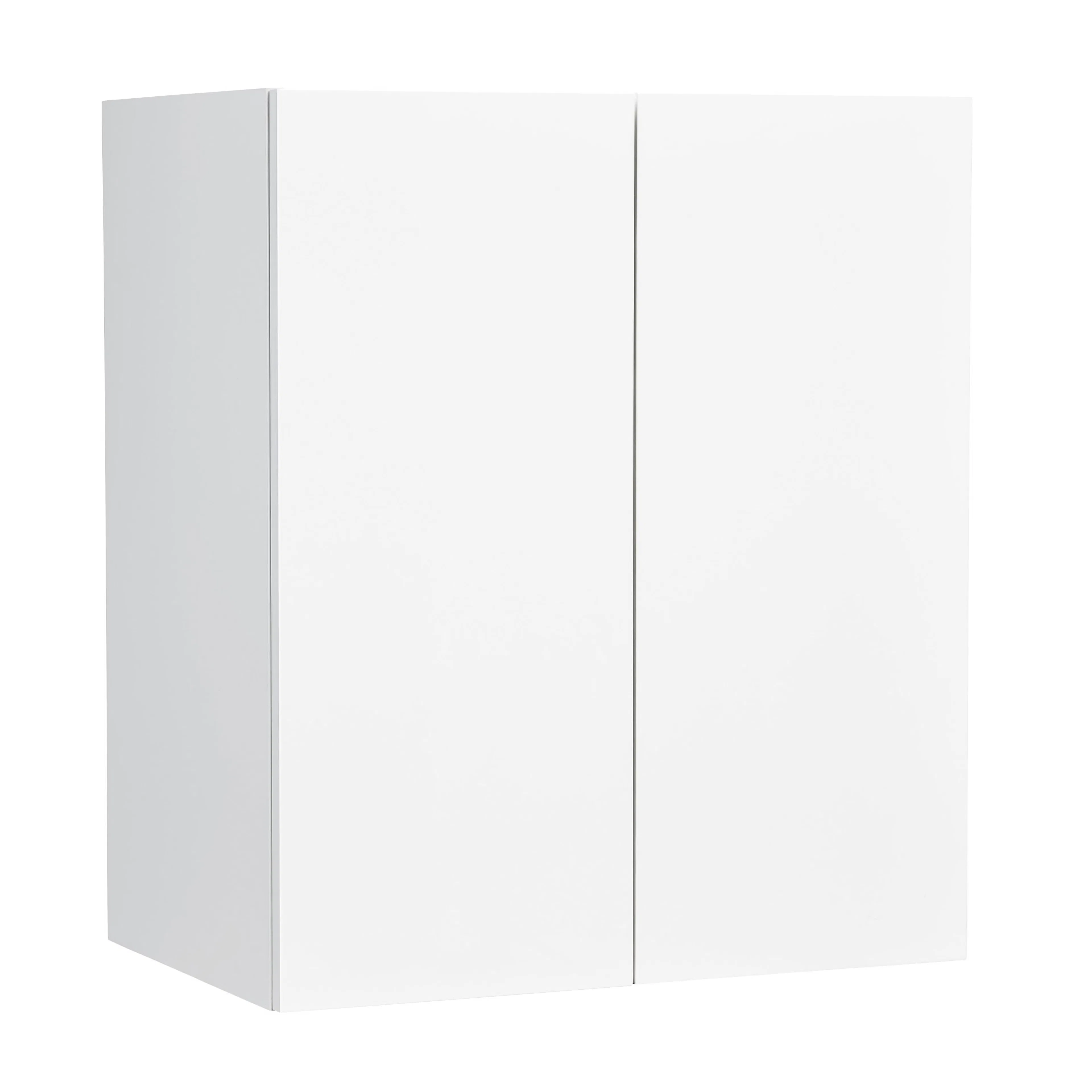 Al Isella Väggskåp 60X39 Vit Hb Högblank Vit, BxD: 600x390 mm, Dubbel Luckor