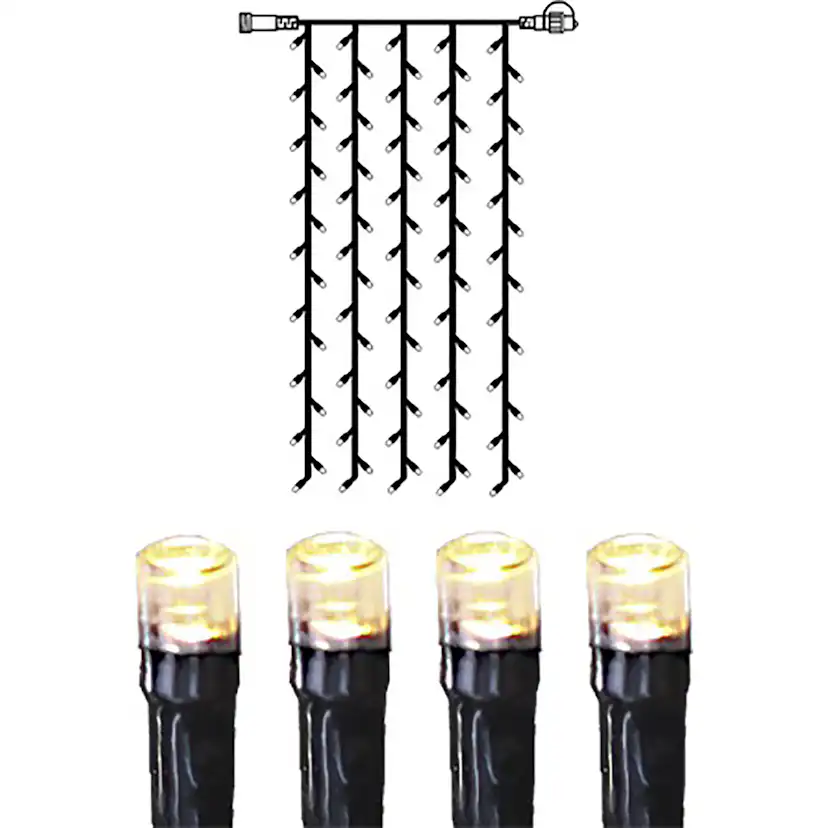 Ljusgardin Star Trading Extra System Decor 100L