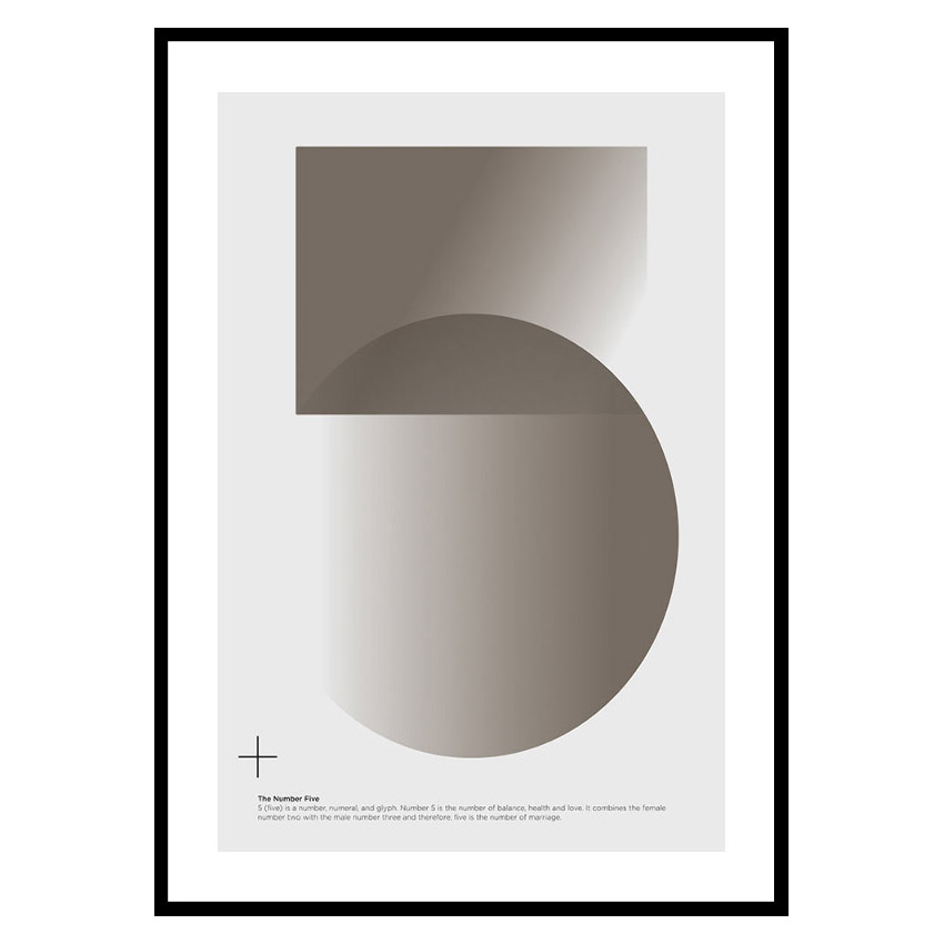 Poster Gallerix Graphical Number 5