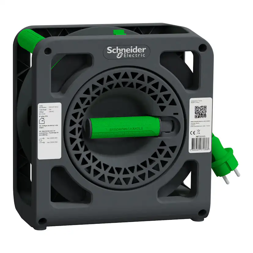 Kabelvinda Schneider Electric Thorsman HO5VVF 3G1.0 IP20 Schuko