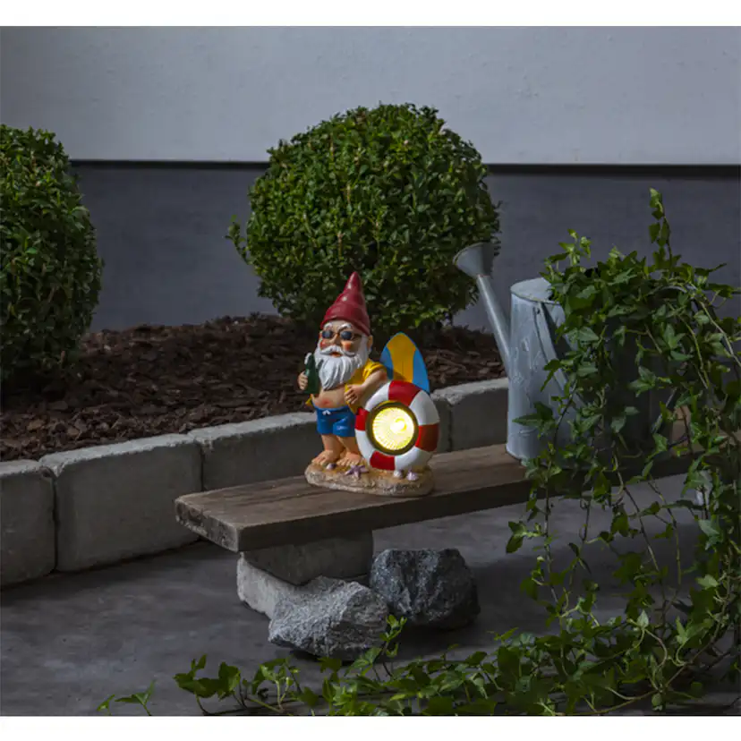 Solcellslampa Star Trading Gnomy Med Livboj