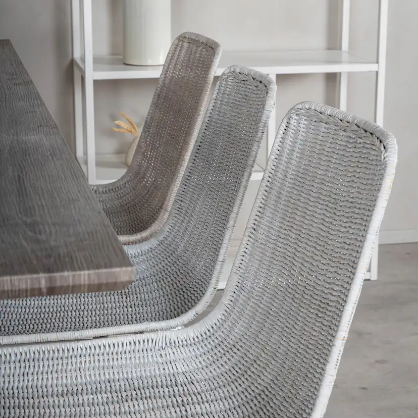 Matgrupp Venture Home Madde med 6 Cornelia Stolar