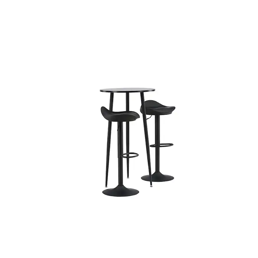 Matgrupp Venture Home Plaza Ø 60 cm med 2 Adesto Stolar