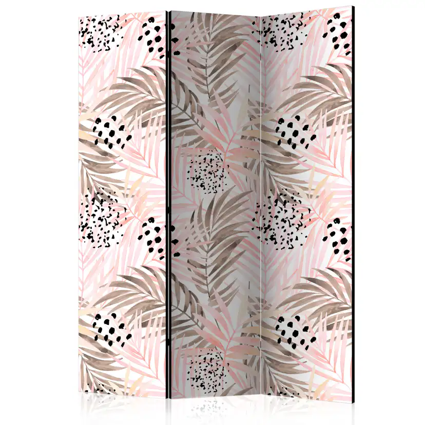 Rumsavdelare Arkiio Pink Palm Leaves 135x172 cm