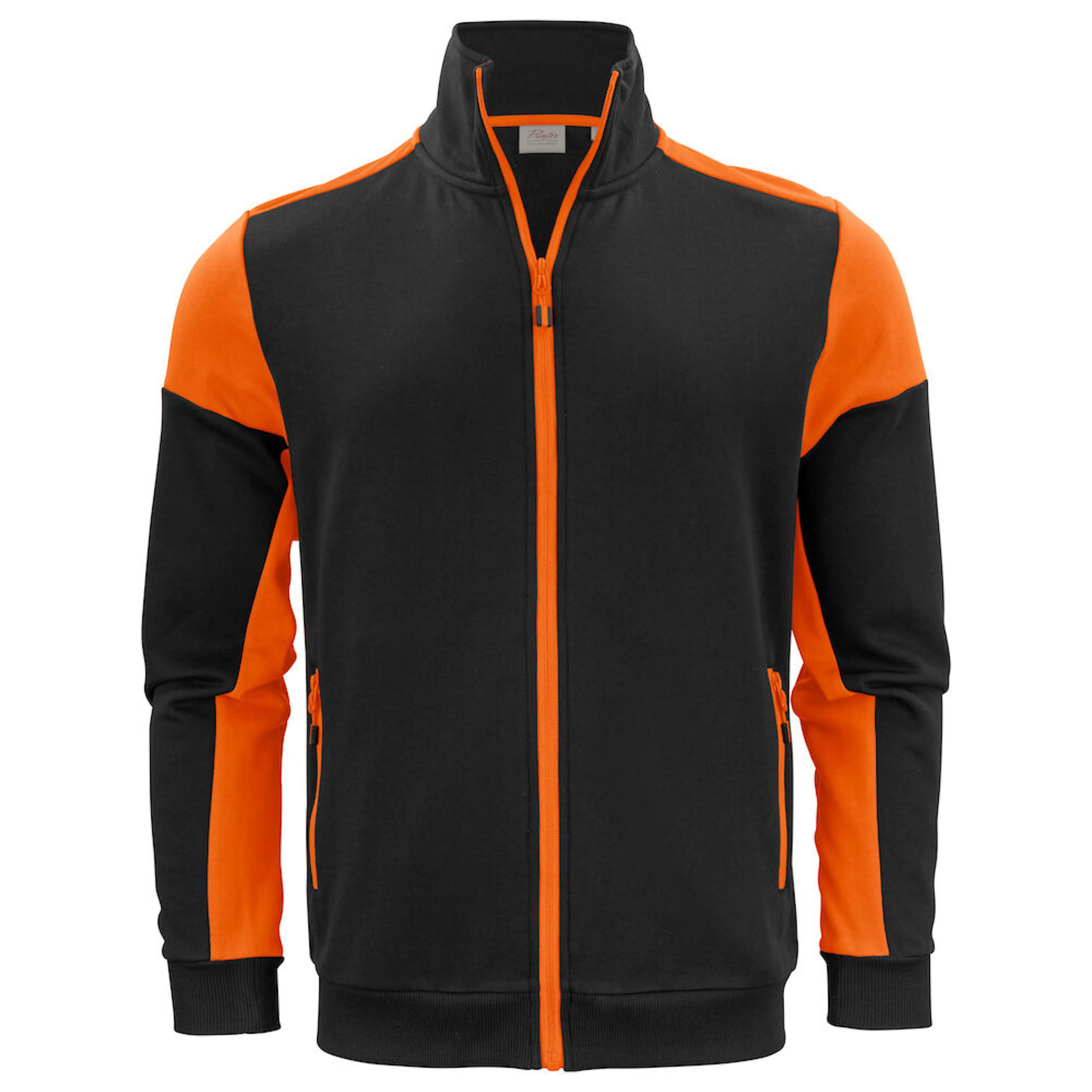 Printer Prime Sweater jacket Black/Orange M Storlek: M, Färg: Svart/Orange