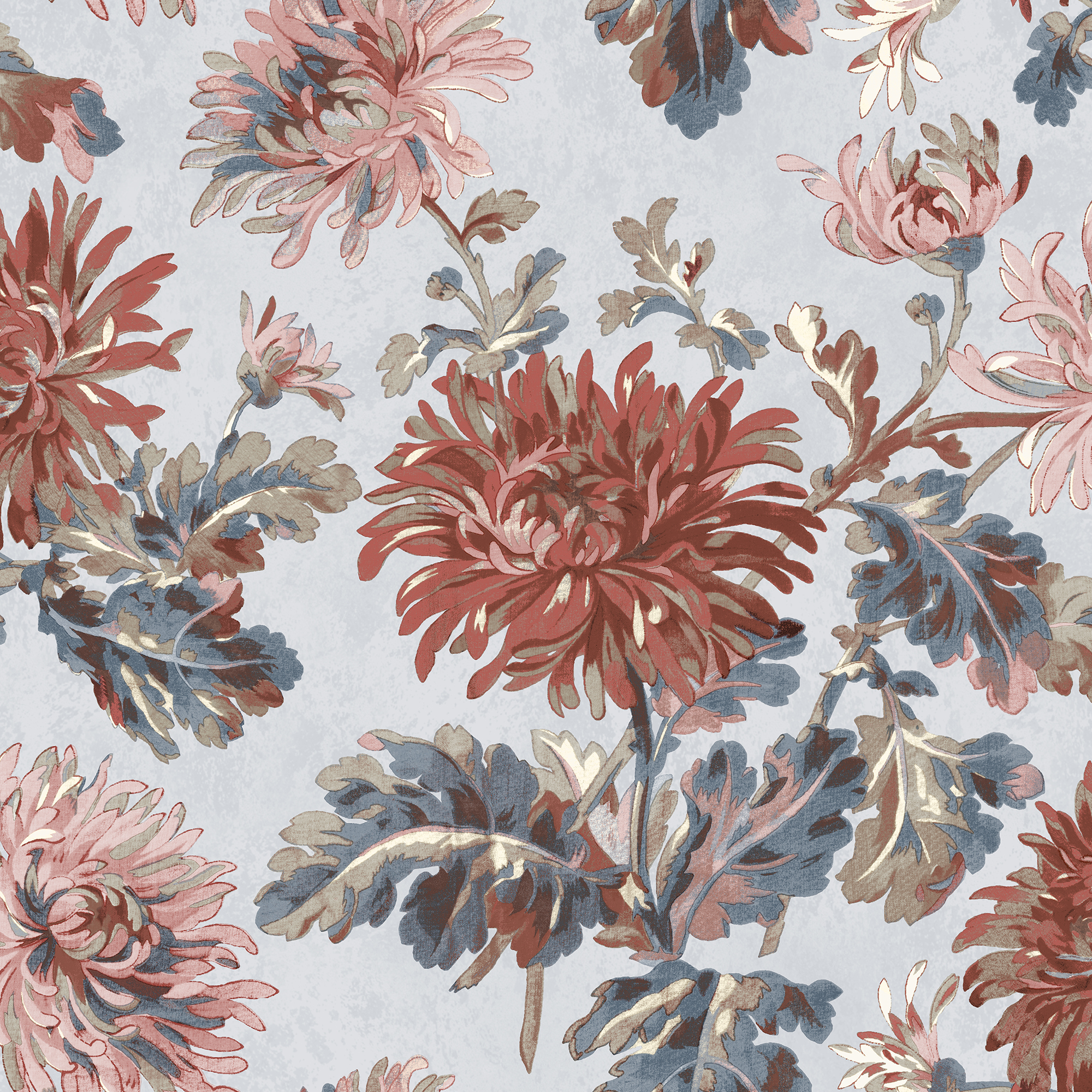 Tapet Laura Ashley Maryam Crimson