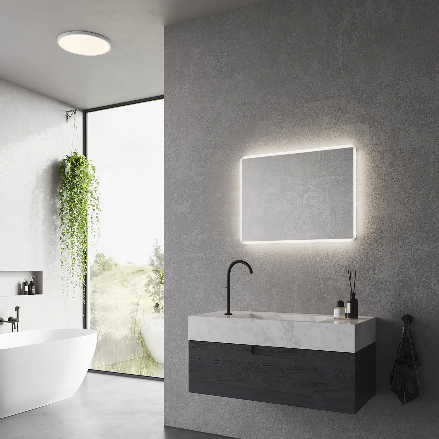 Vägglampa Nordlux Dovina 60x80 cm