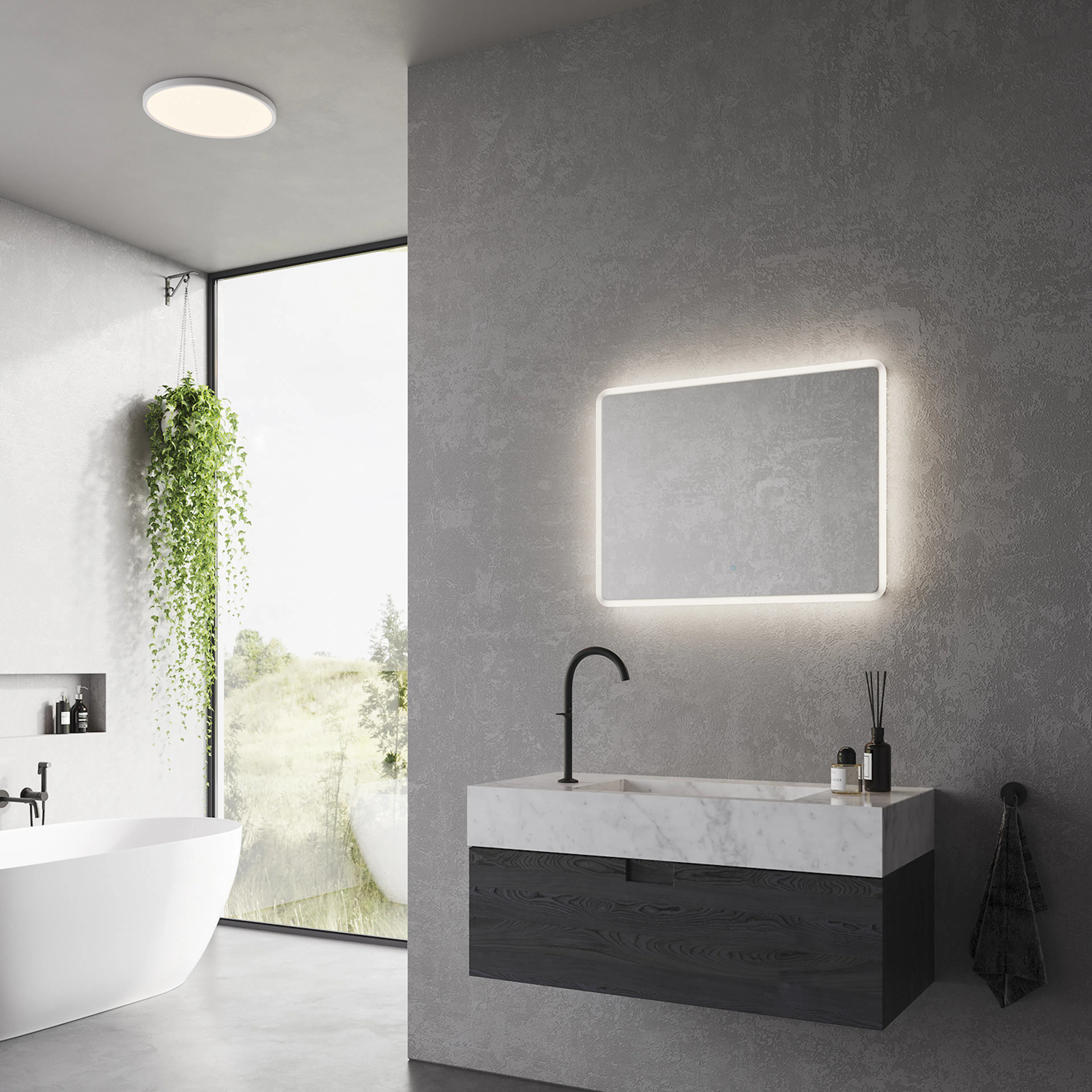 Vägglampa Nordlux Dovina 60x80 cm