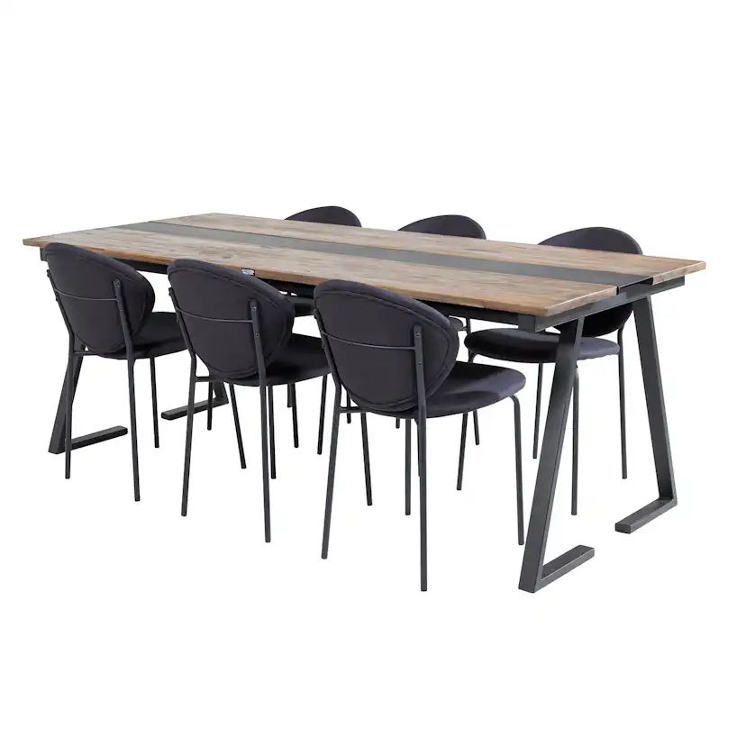 Matgrupp Venture Home Jane med 6 Valor Stolar