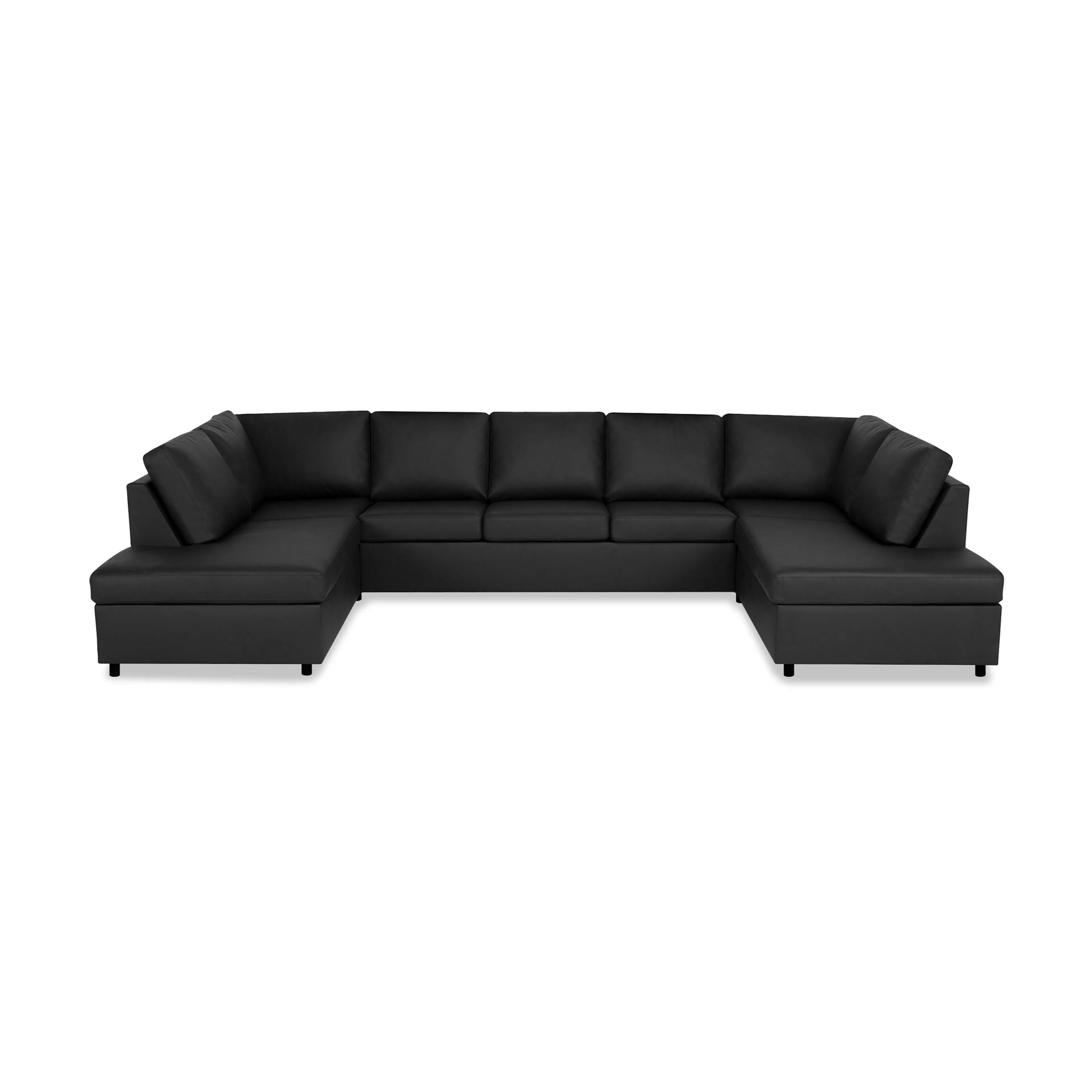 5-sitssoffa Basic Home Crazy U-formad med Dubbelschäslong 356 cm