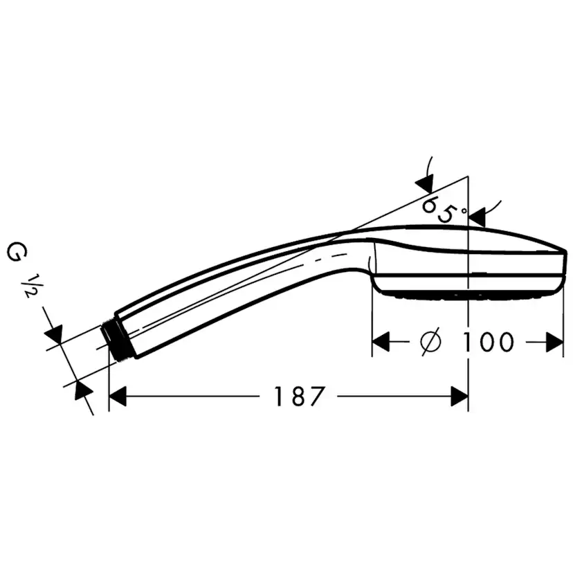 Handdusch Hansgrohe Croma 100 1jet