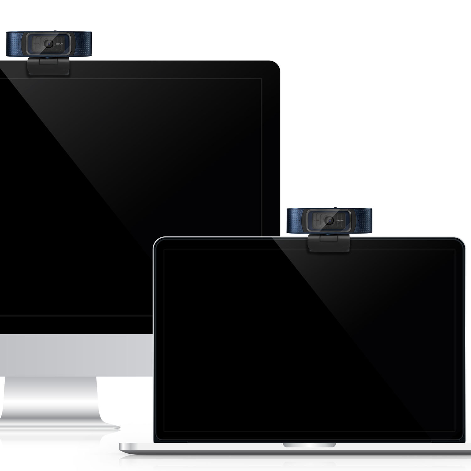 Webbkamera LogiLink Pro 1080p 80° Autofokus 2x Mic