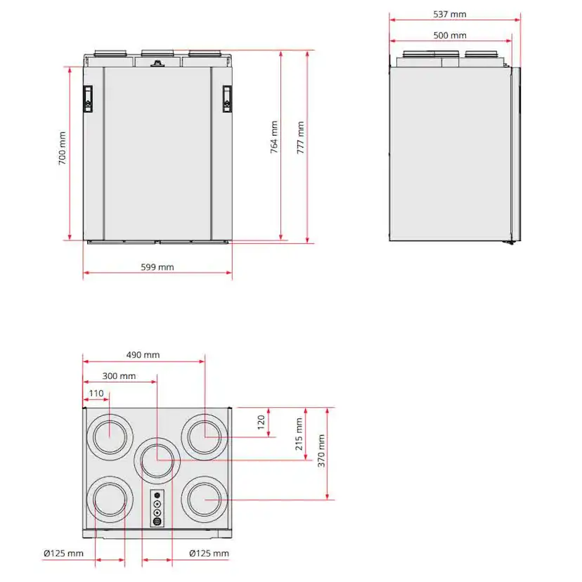 Luftbehandlingsaggregat Flexit Nordic S2