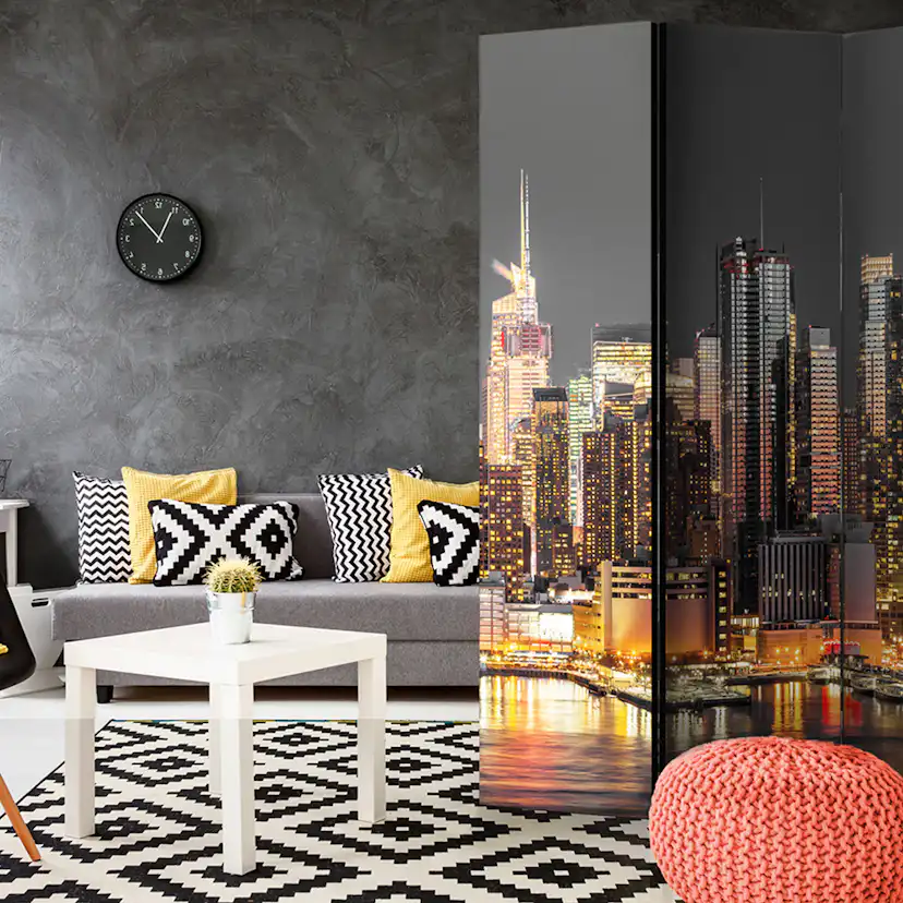 Rumsavdelare Skärmvägg Arkiio New York At Twilight 135x172 cm