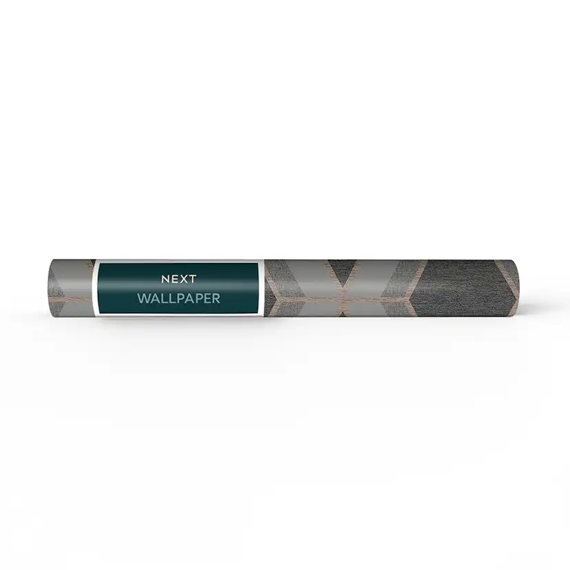 Tapet NEXT Optical Triangle Grey
