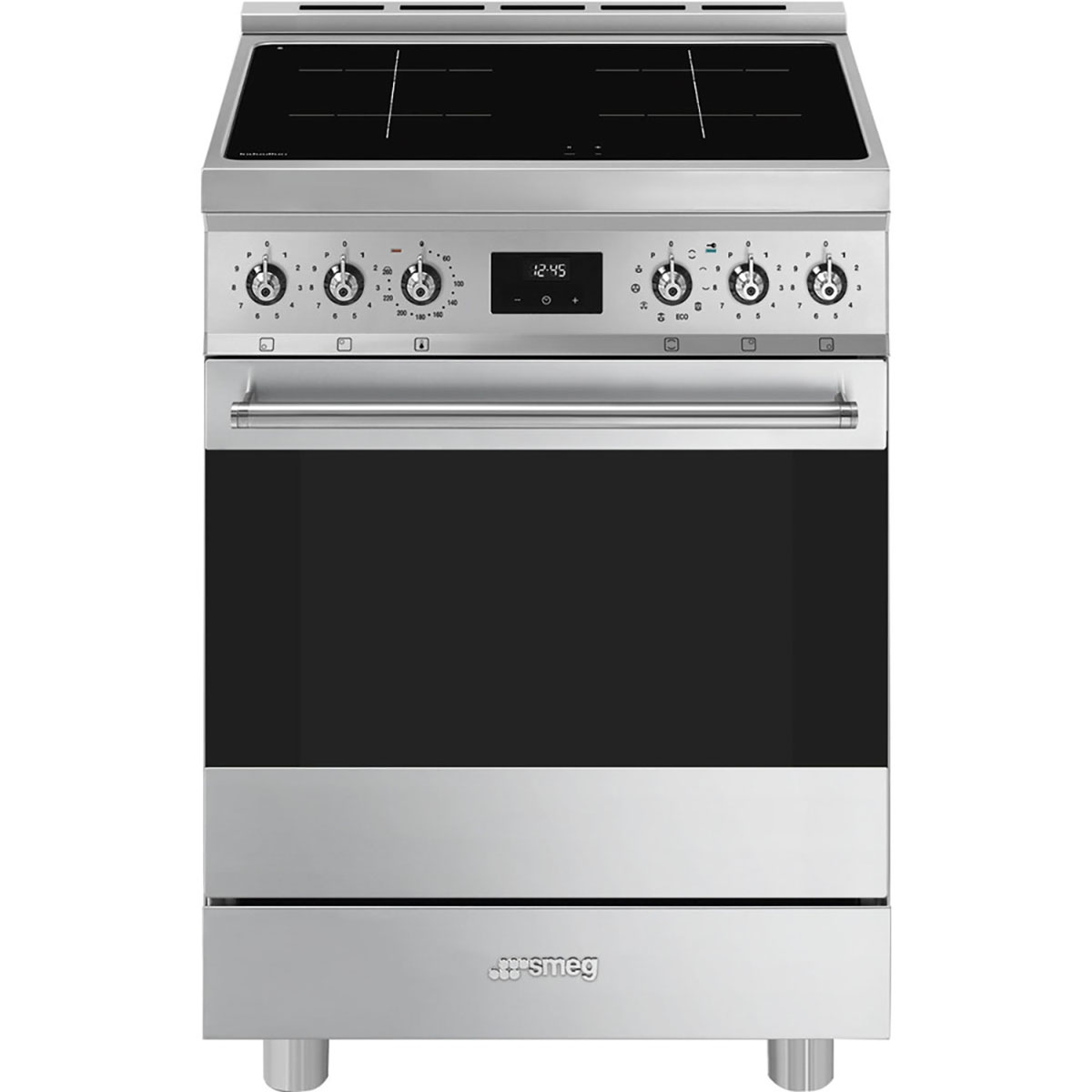 Induktionsspis Smeg C6IPXM2 Rostfri med Pyrolytisk Rengöring och Timerfunktion