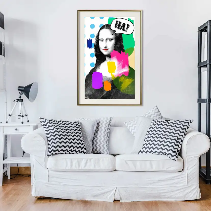 Poster Artgeist Affisch Mona Lisa Pop-art