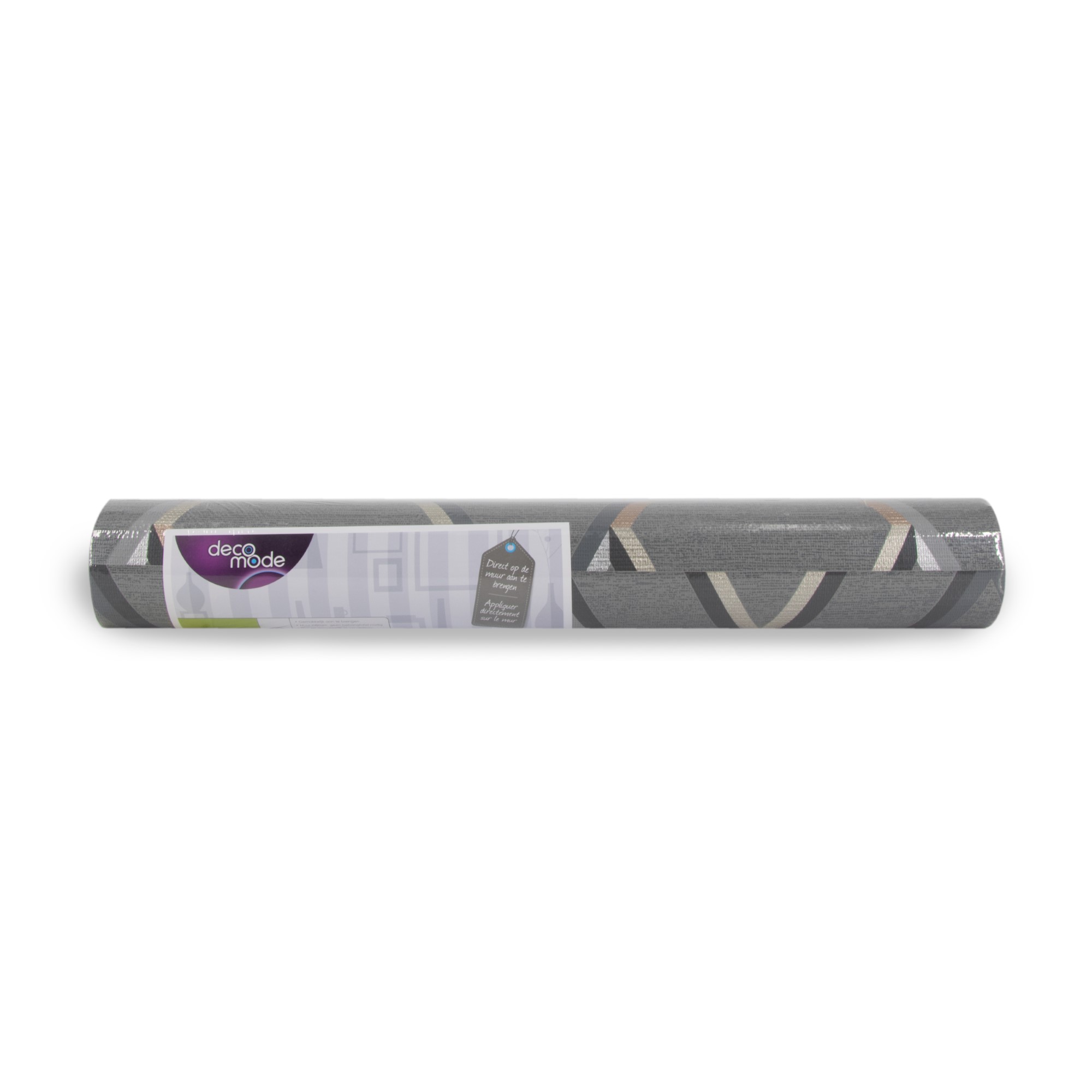 Tapet WOW Metallisk Geometrisk Grå