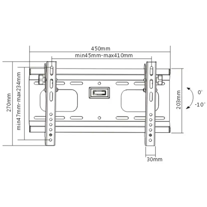 Väggfäste Mozi TLT1B