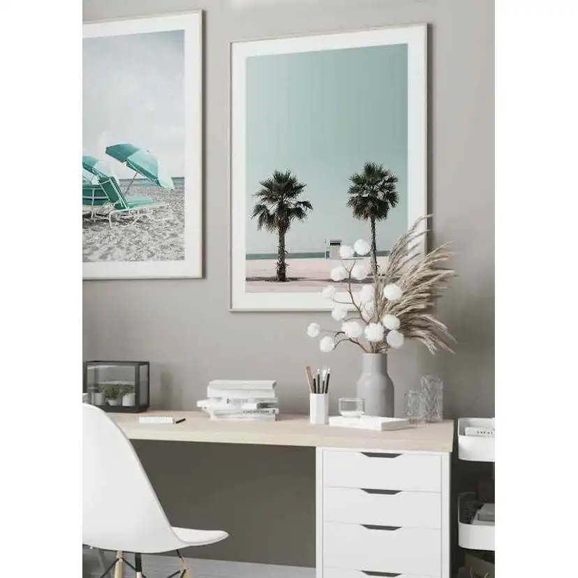 Poster Gallerix Lifeguard Hut At Beach