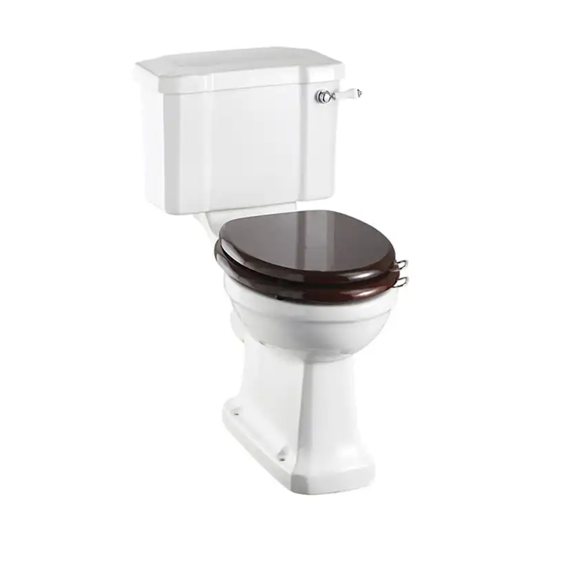 Toalettstol Burlington P12 Förhöjd 440 mm Med Mjukstängande Sits