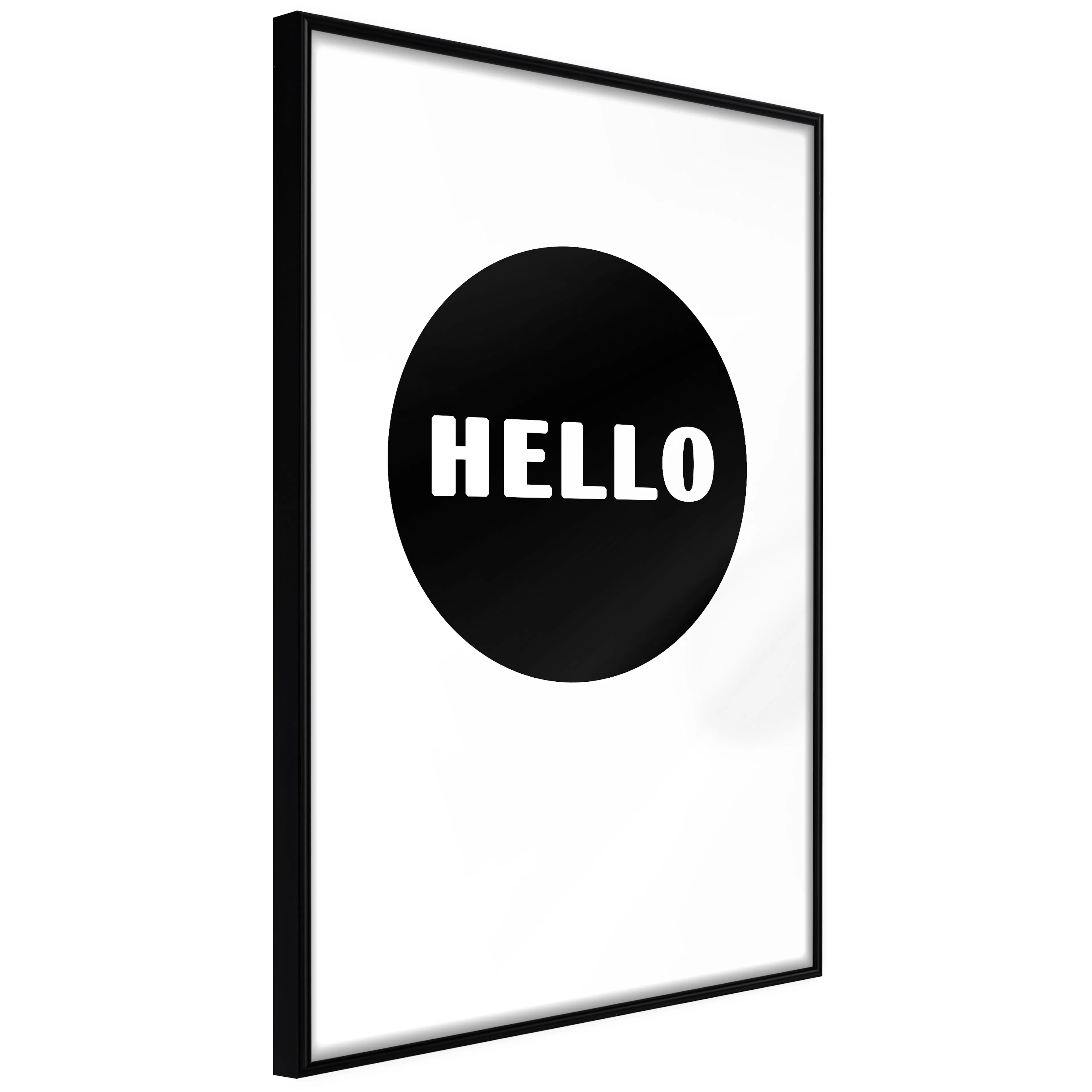 Affisch - Good Morning Message [Poster] 40x60 Svart ram, 40x60 cm