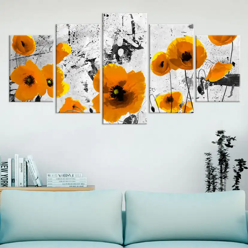 Tavla Arkiio Poppies In The Royal Color