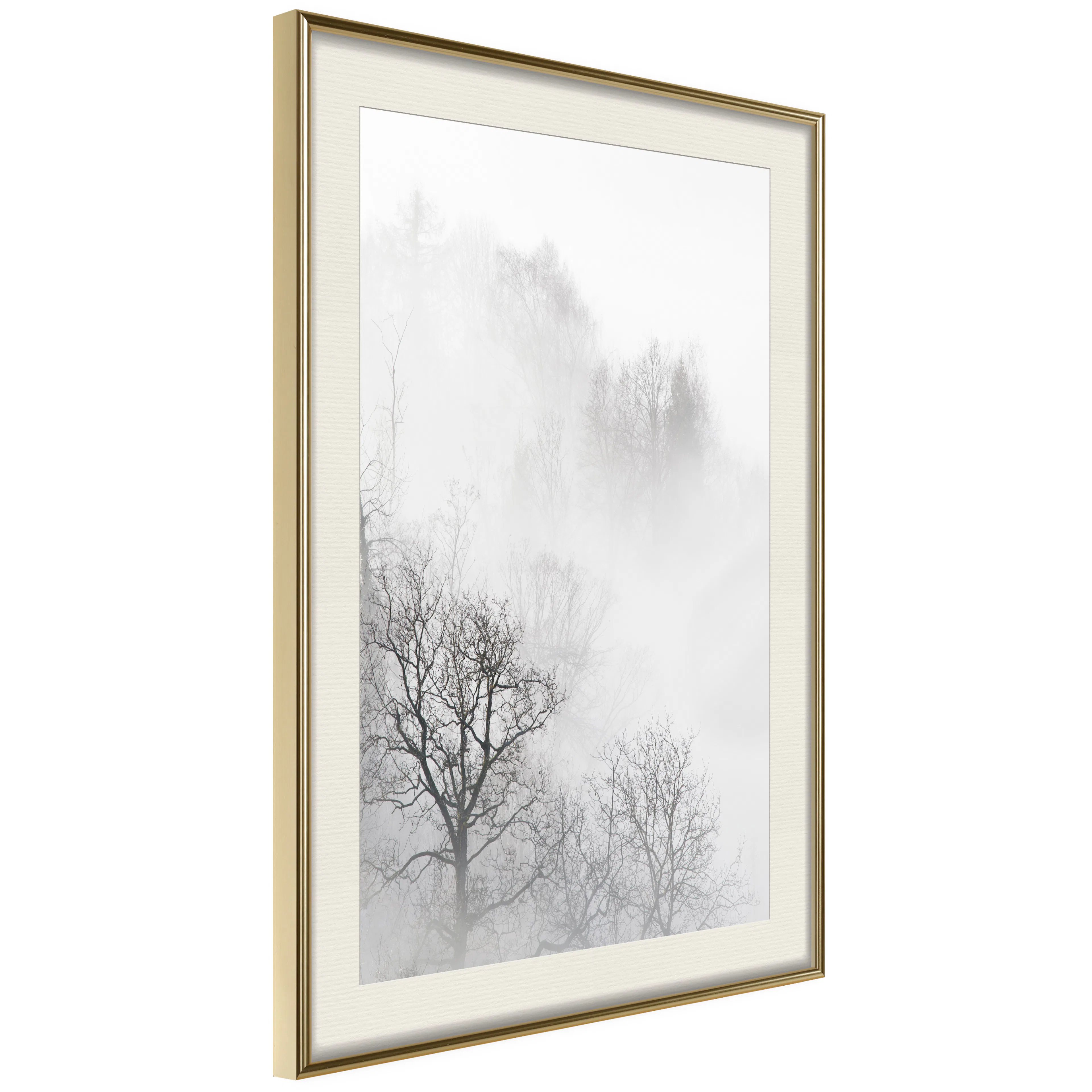 Poster Artgeist Affisch Trees In The Fog