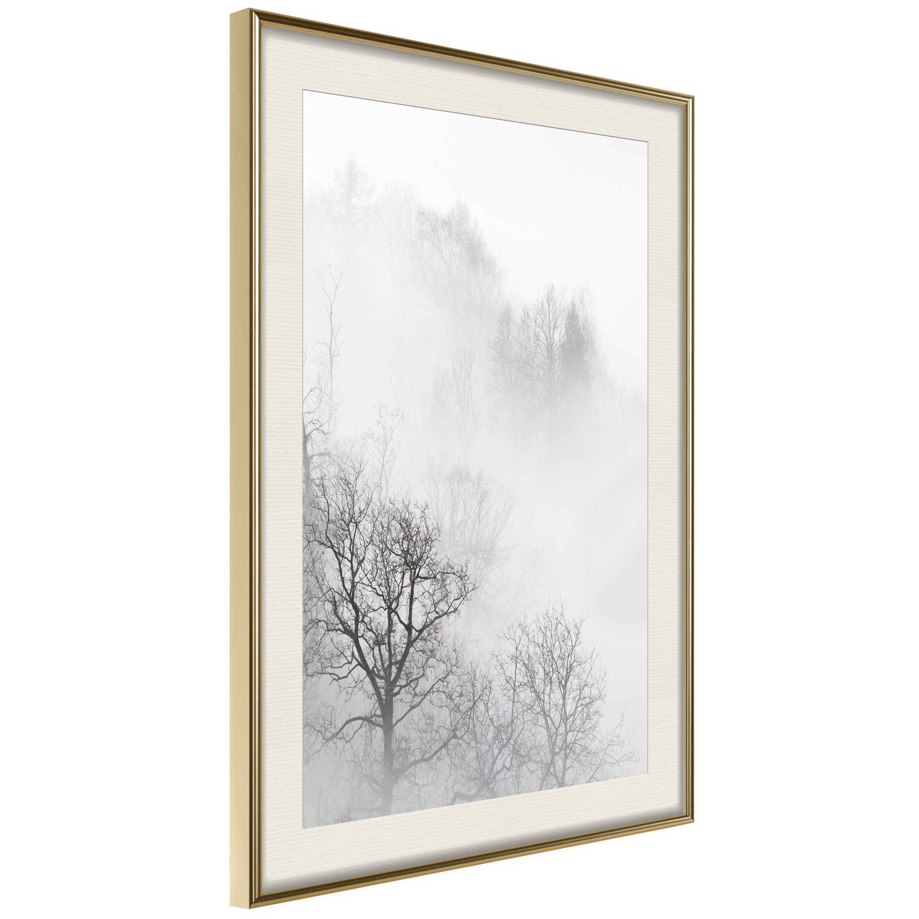 Poster Artgeist Affisch Trees In The Fog
