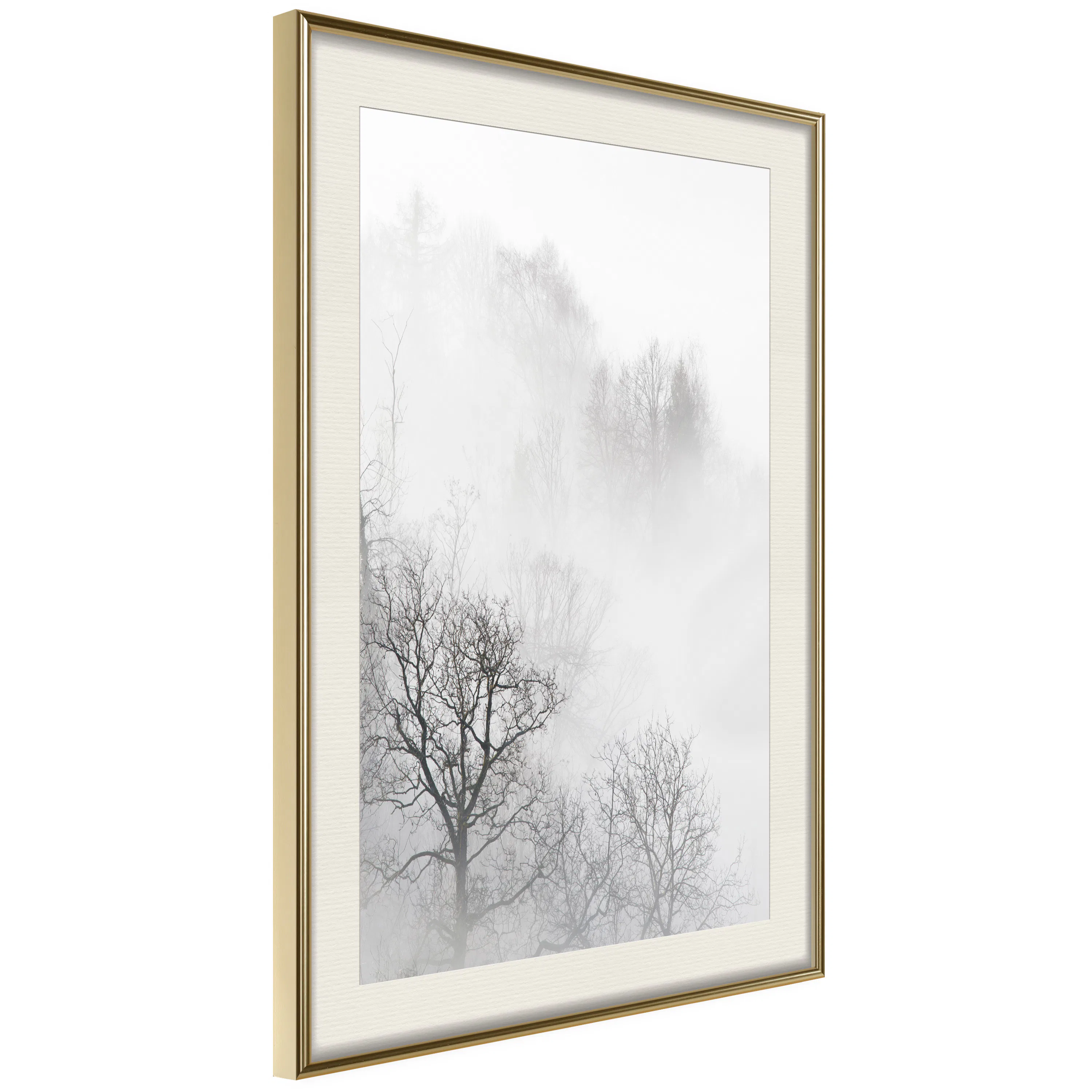 Poster Artgeist Affisch Trees In The Fog