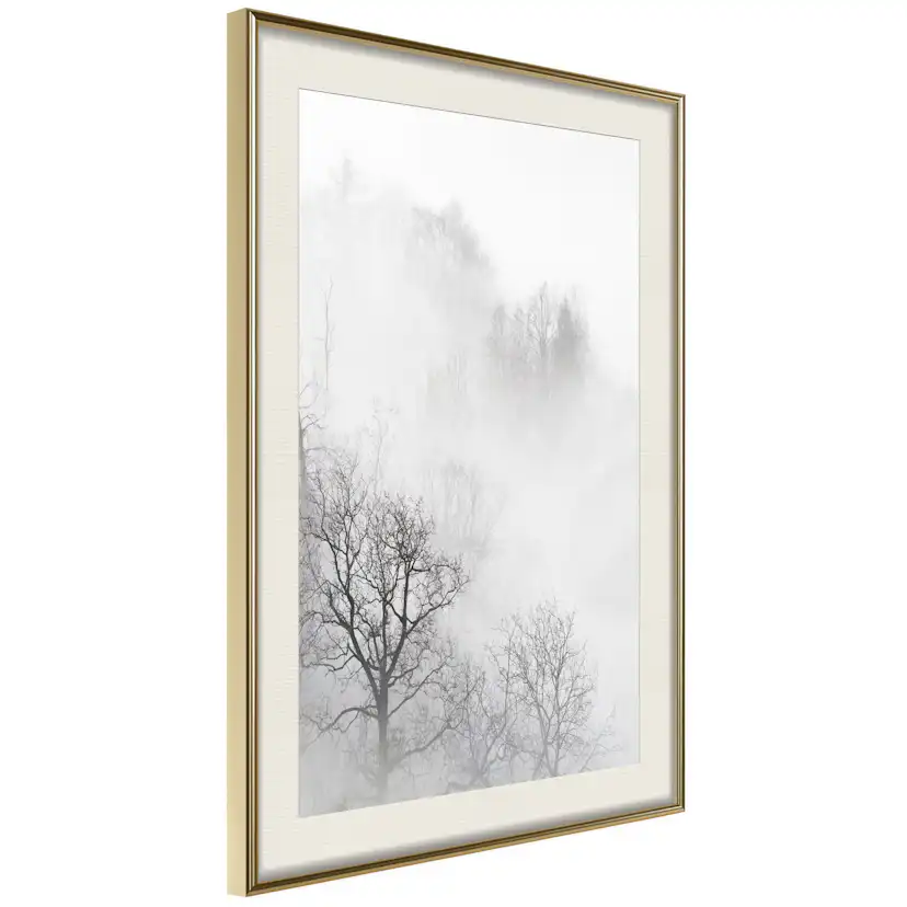 Poster Artgeist Affisch Trees In The Fog
