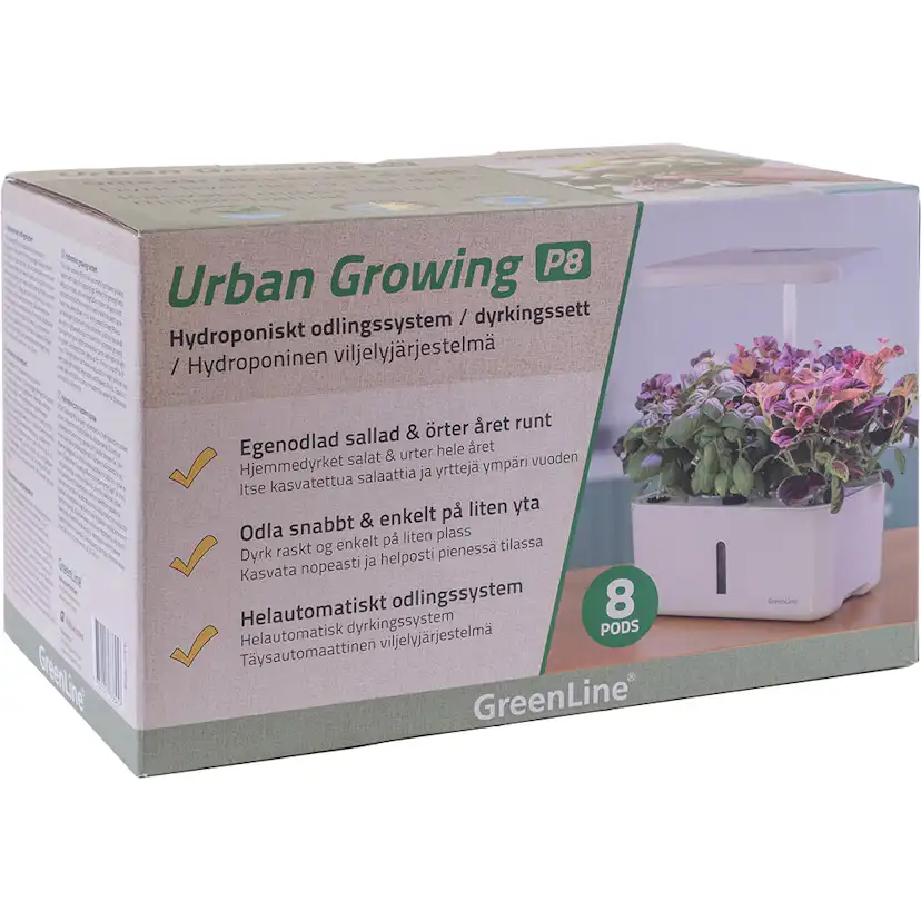 Odlingsset GreenLine Urban Growing 8-Pack
