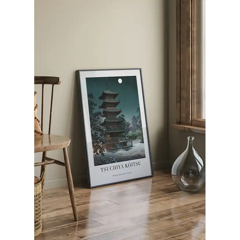 Poster Gallerix Asakusa Kinryūzan Temple By Tsuchiya Kōitsu