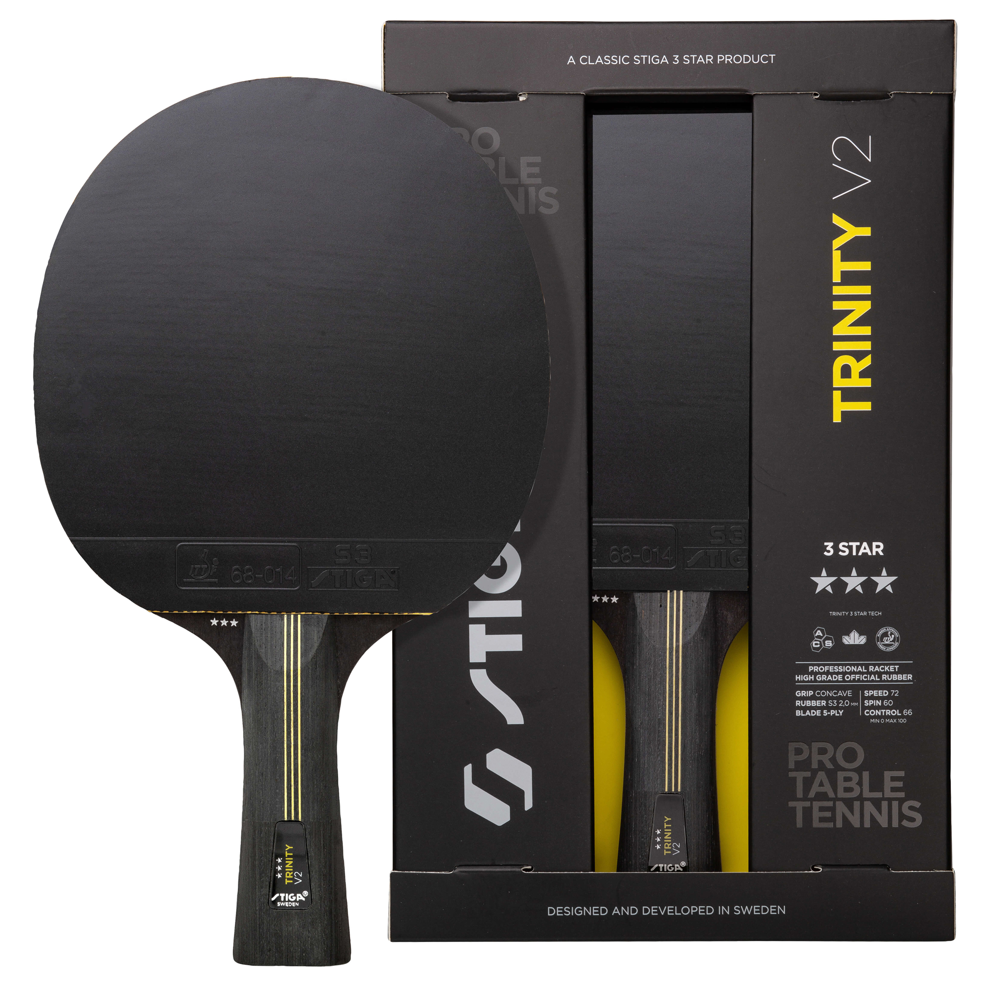 Pingisracket STIGA Sports Trinity 3-Star V2