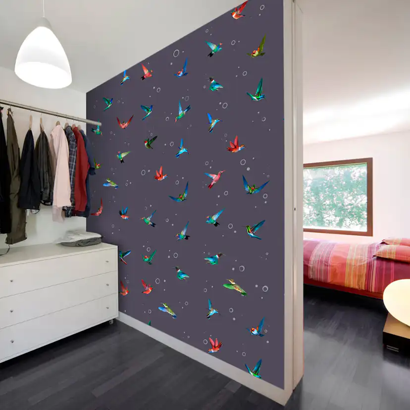 Fototapet Arkiio Flight of hummingbirds 50x1000 cm