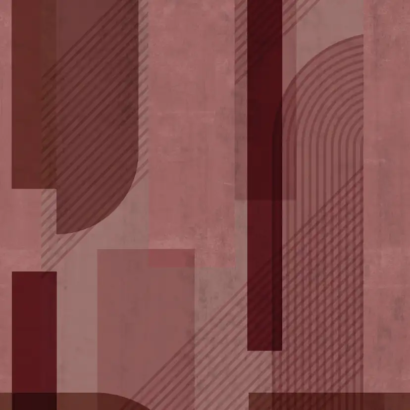 Fototapet Art For The Home Eighties Bordeaux 280x200 cm