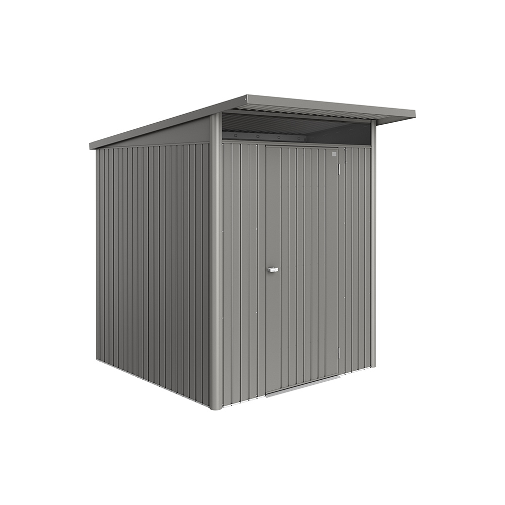 Redskapsbod Biohort Avantgarde Eco A1 Metallic Kvartsgrå Standarddörr