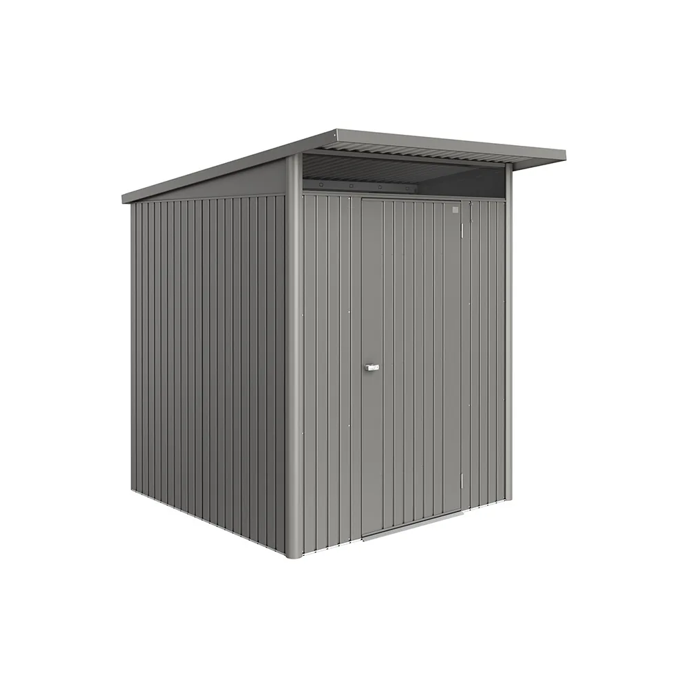 Redskapsbod Biohort Avantgarde Eco A1 Metallic Kvartsgrå Standarddörr