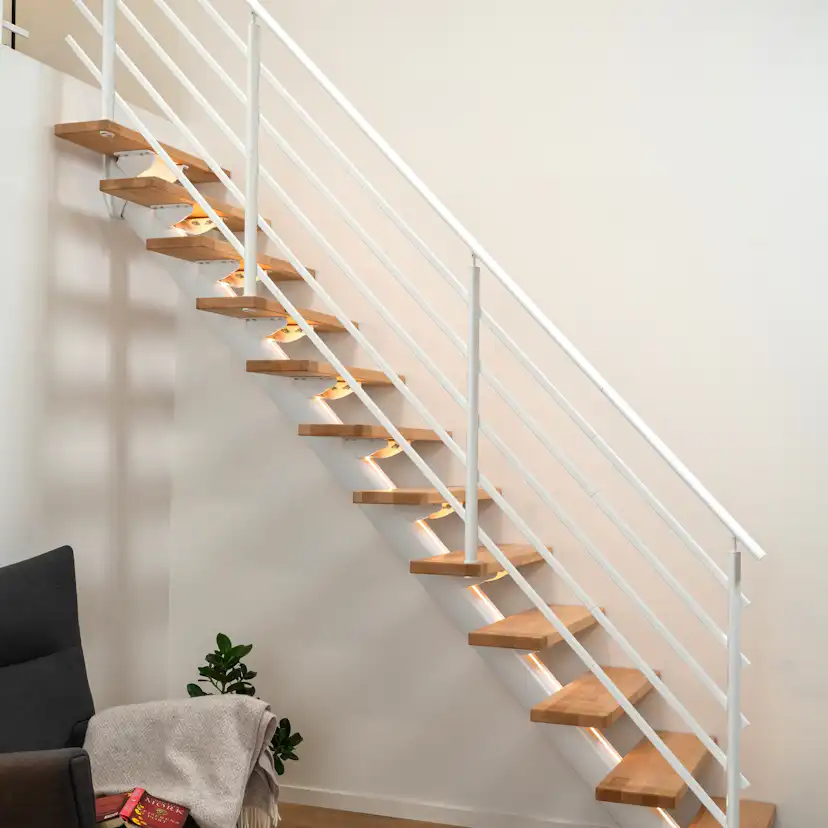 SYDNEY bok oljad rak vit PURE 11S 85W Vit, Bredd: 850 mm, Max Takhöjd: 2700 mm