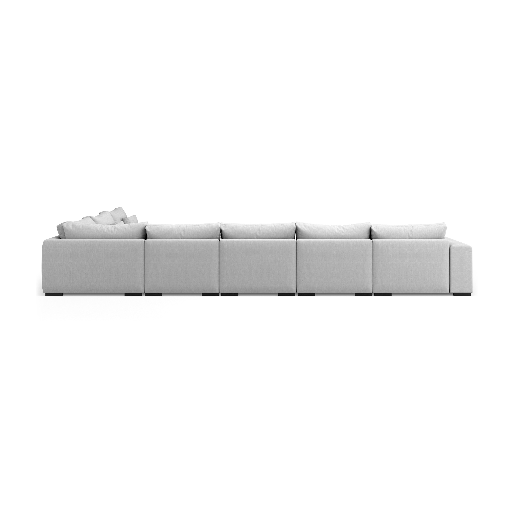 7-sitssoffa Scandinavian Choice Dubai U-formad Modulsoffa med Schäslong och Divan 527 cm