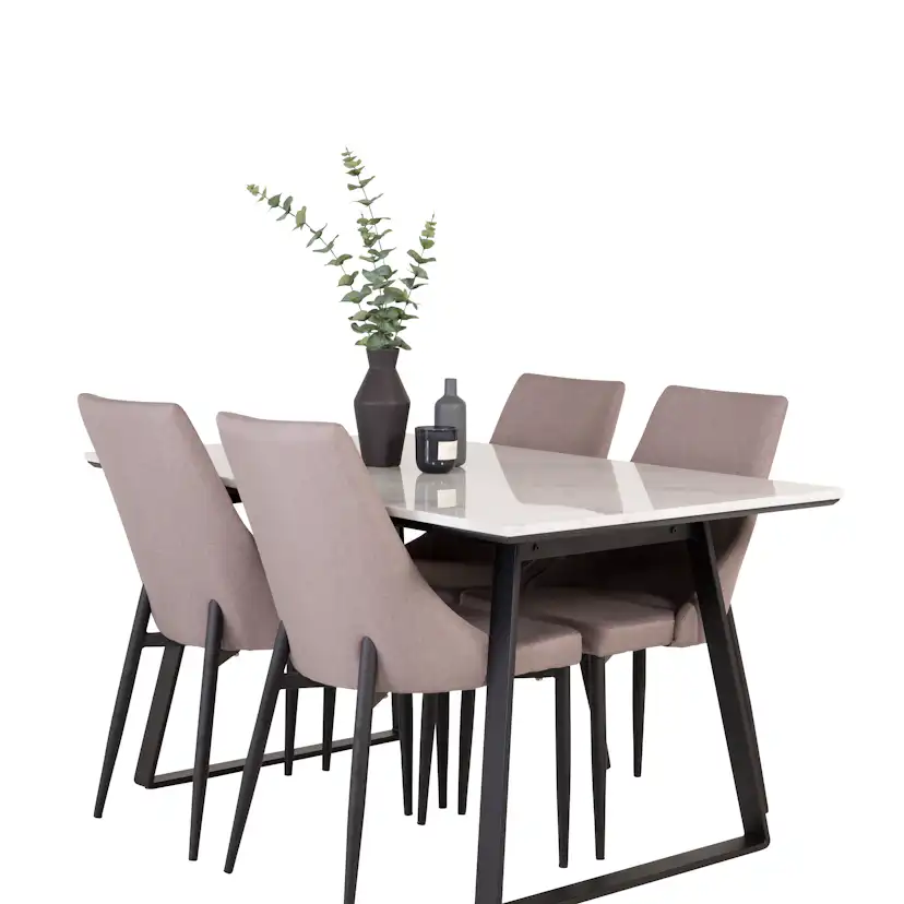 Matgrupp Venture Home Estelle 140 med 4 Laura Stolar