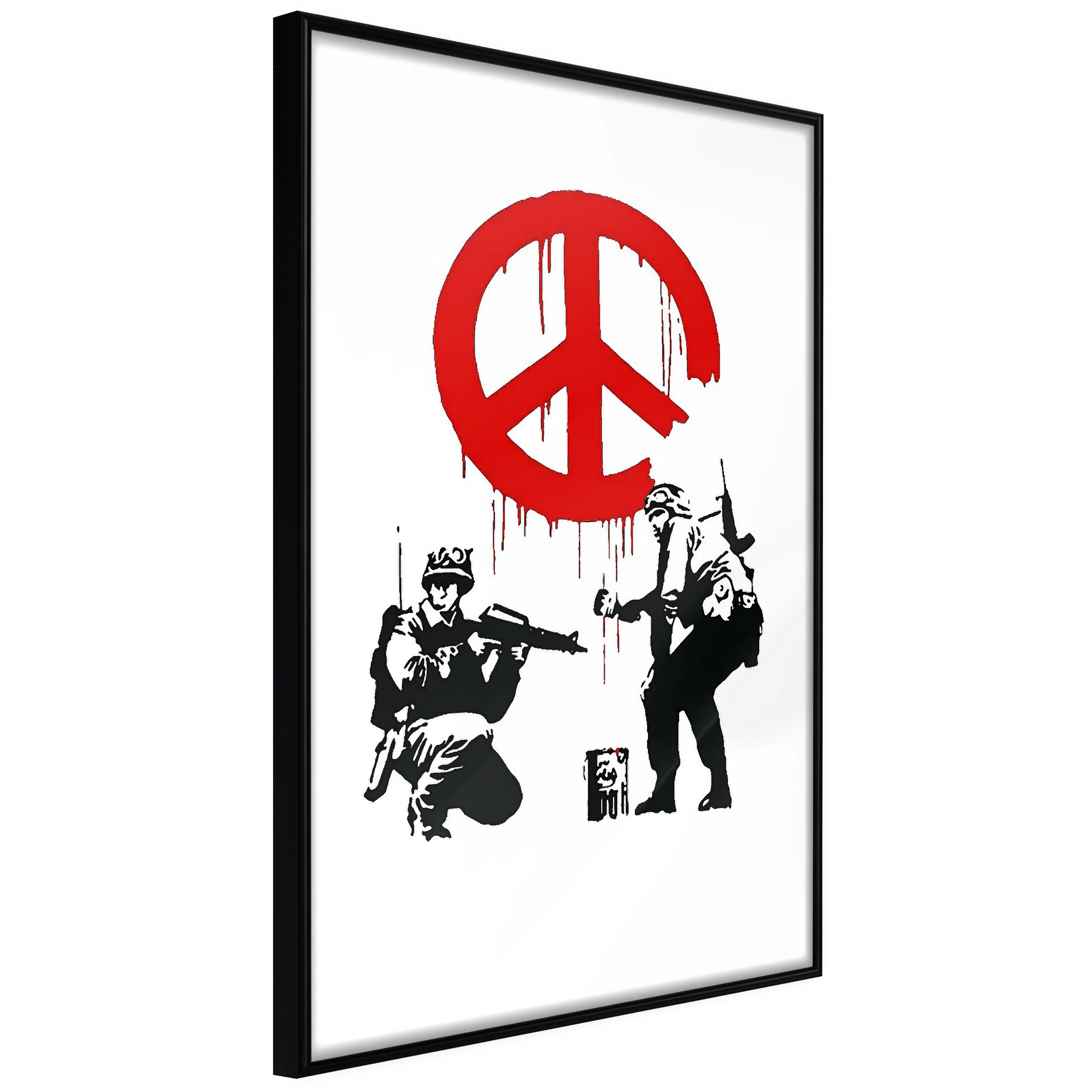 Affisch - Cnd Soldiers [Poster] 40x60 Svart ram, 40x60 cm