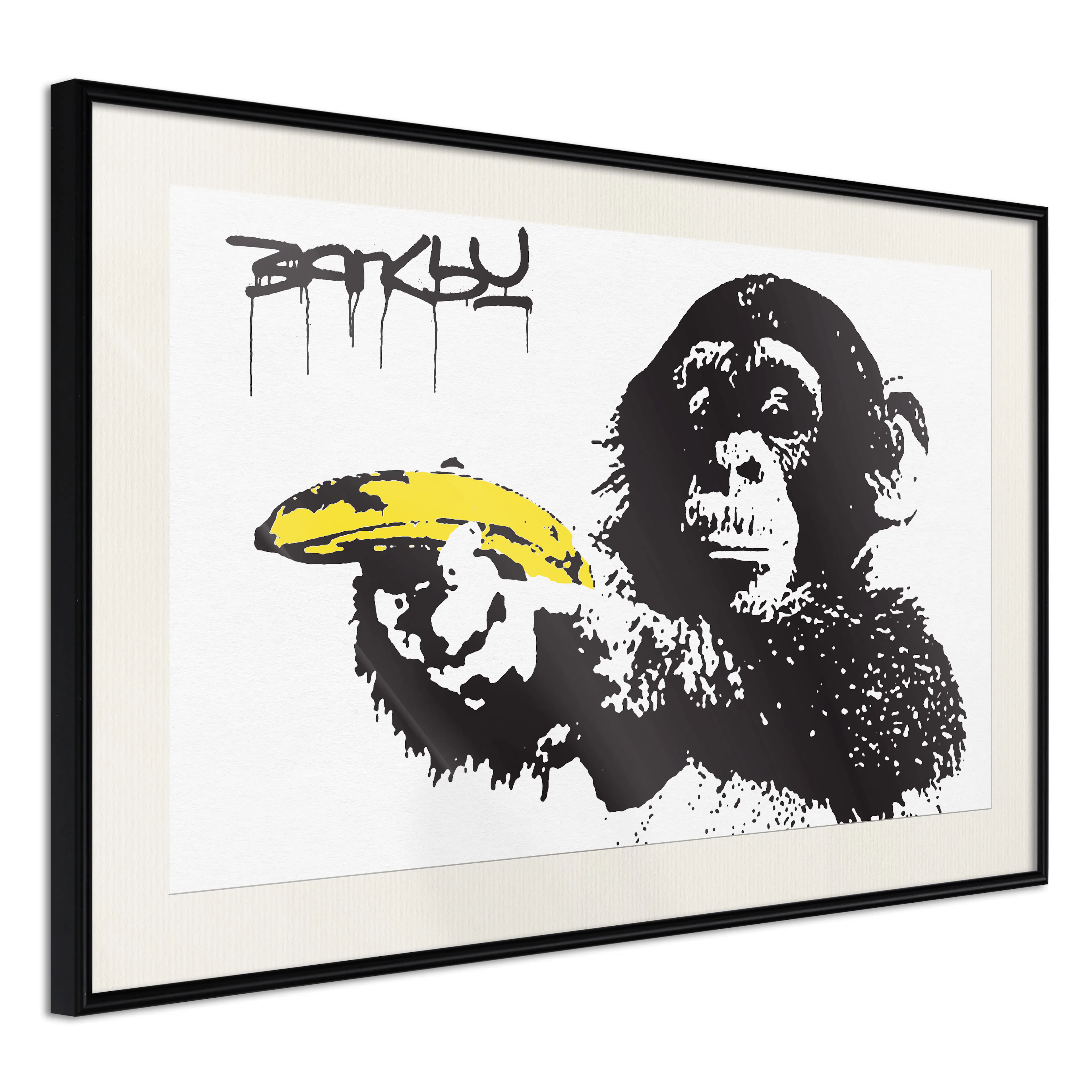 Poster Artgeist Affisch Banana Gun