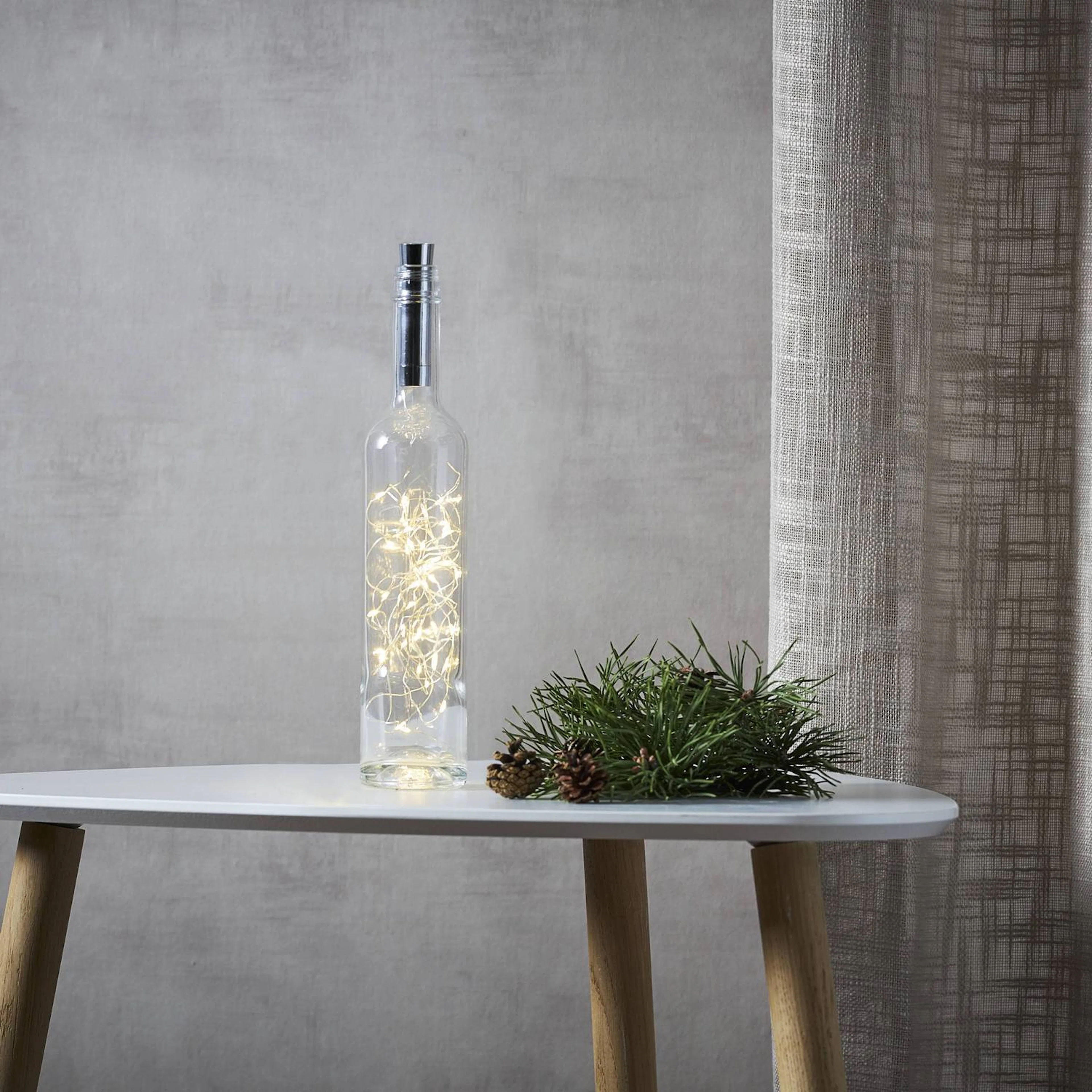 Ljusslinga Star Trading Dew Drop Tube LED 40 Ljus Batteridriven