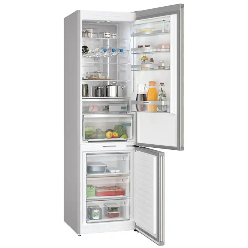 Fristående Kyl & Frys Siemens iQ500 KG39N4ICF Silver med Automatisk Avfrostning