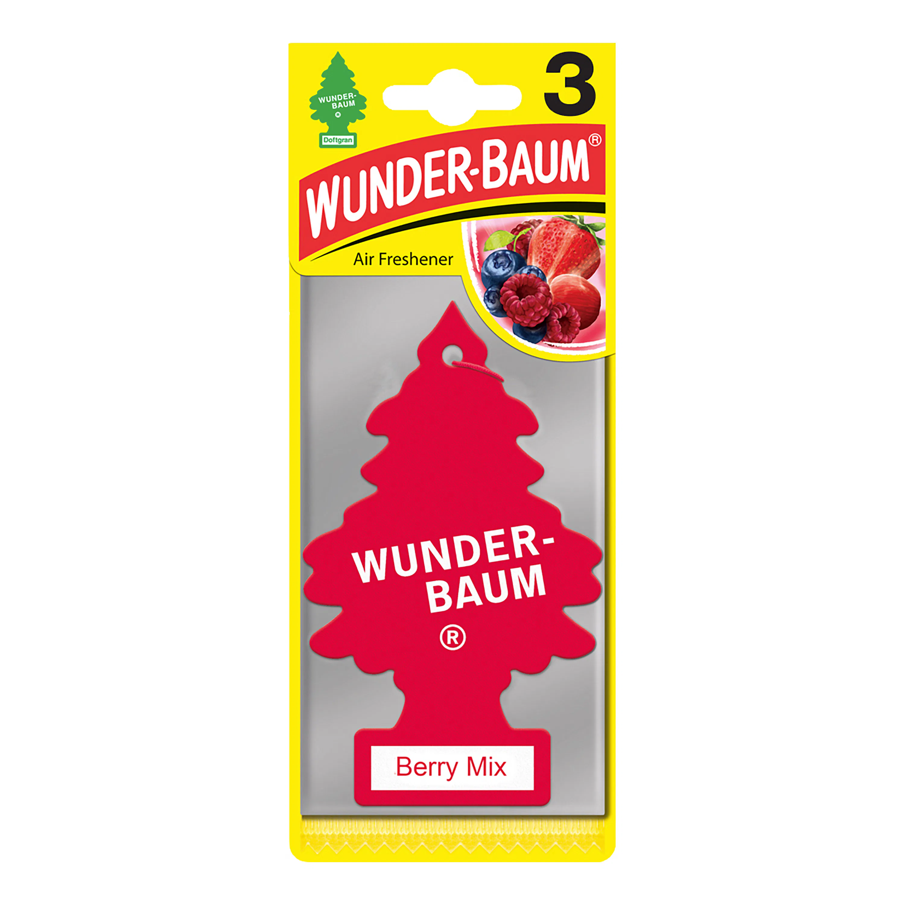 Luftfräschare Wunder-Baum Berry Mix 3-pack
