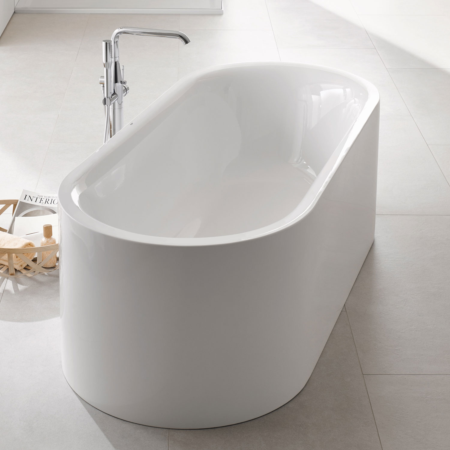 Golvblandare Grohe Essence 23491 Krom Krom