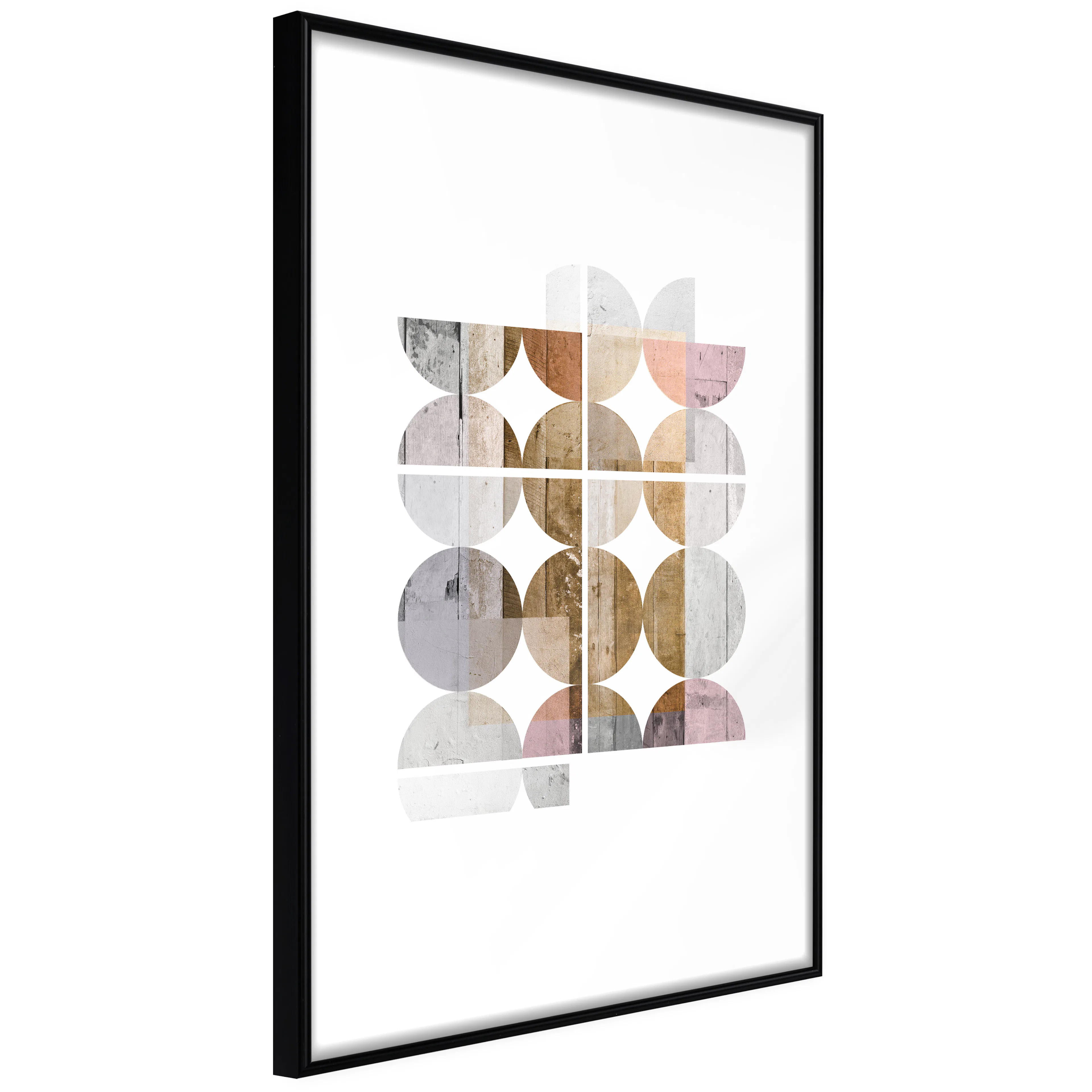 Affisch - Harmonious Shape [Poster] 40x60 Svart ram, 40x60 cm